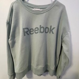 Reebok sweatshirt green teal size XL